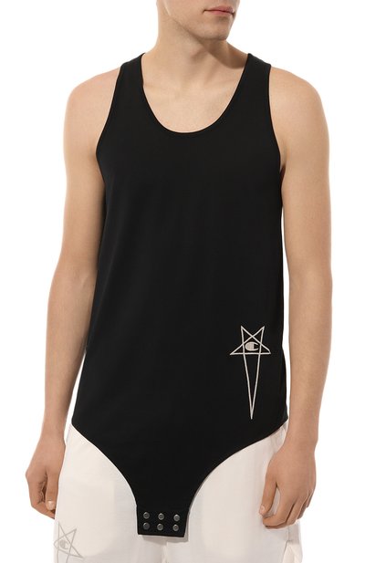Хлопковая майка rick owens x champion RICK OWENS, арт. CM02C9233/CHJEG, фото 3