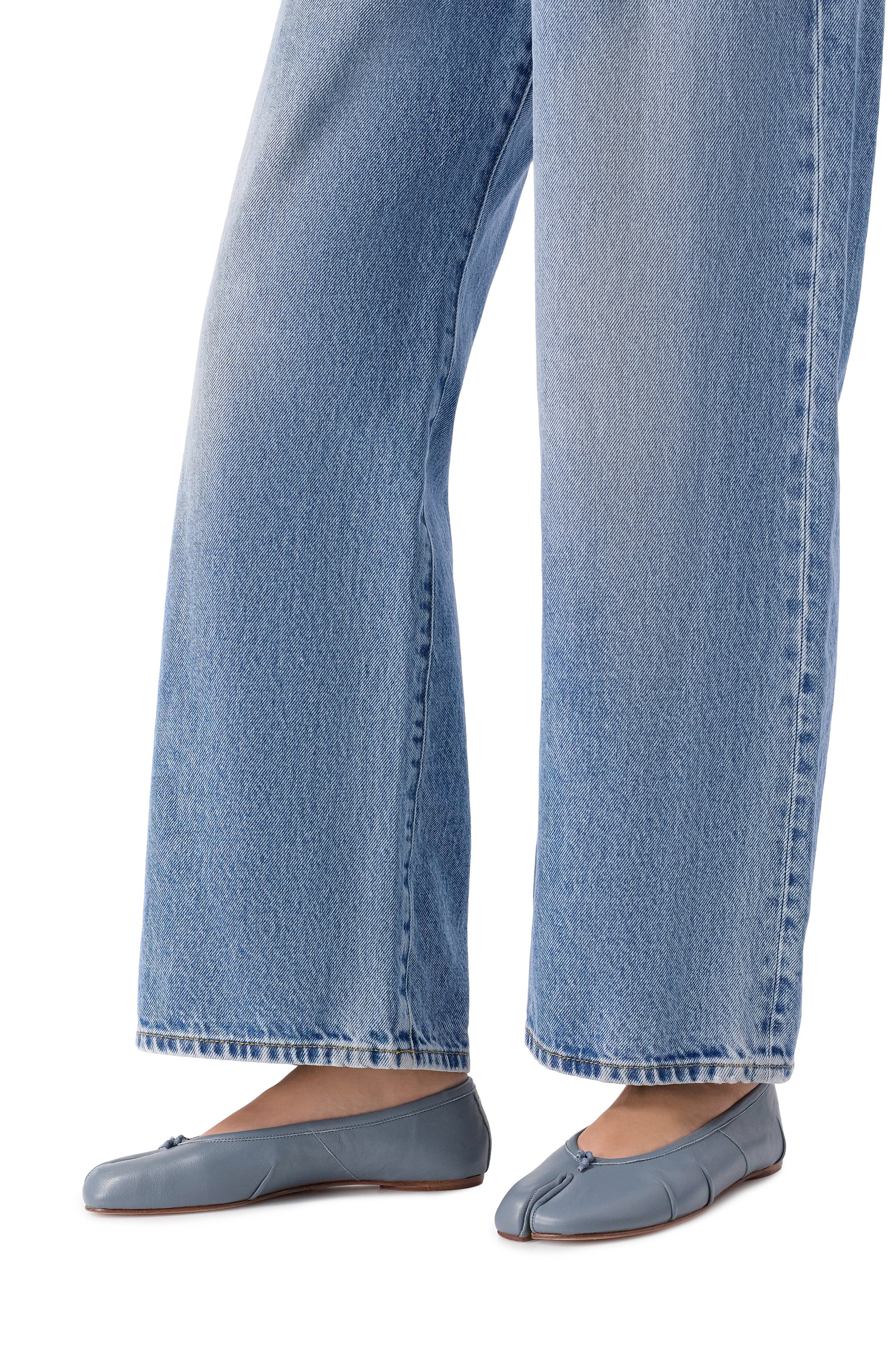 Кожаные балетки tabi MAISON MARGIELA, арт. S58WZ0127/P3753, фото 2