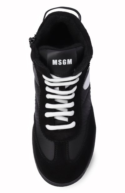 Комбинированные кеды MSGM KIDS, арт. 83983/VAR3_001, фото 4