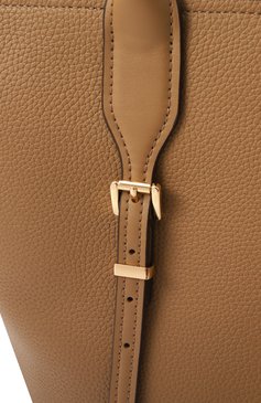 Женская сумка-тоут moore MICHAEL MICHAEL KORS бежевого цвета, арт. 30R5G90T7L | Фото 3 (Материал: Натуральная кожа; Размер: medium; Драгоценные камни: Проставлено; Материал сплава: Проставлено)