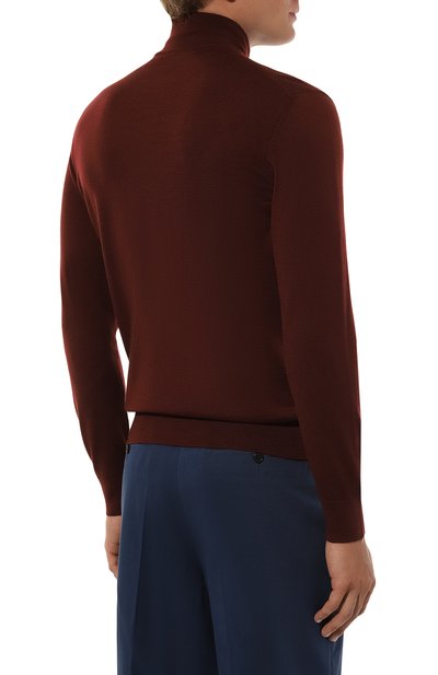Шерстяной джемпер STEFANO RICCI бордового цвета по цене 120000 руб., арт. KE06005AL1/E24301, фото 4 Шерстяной джемпер STEFANO RICCI, арт. KE06005AL1/E24301, фото 4