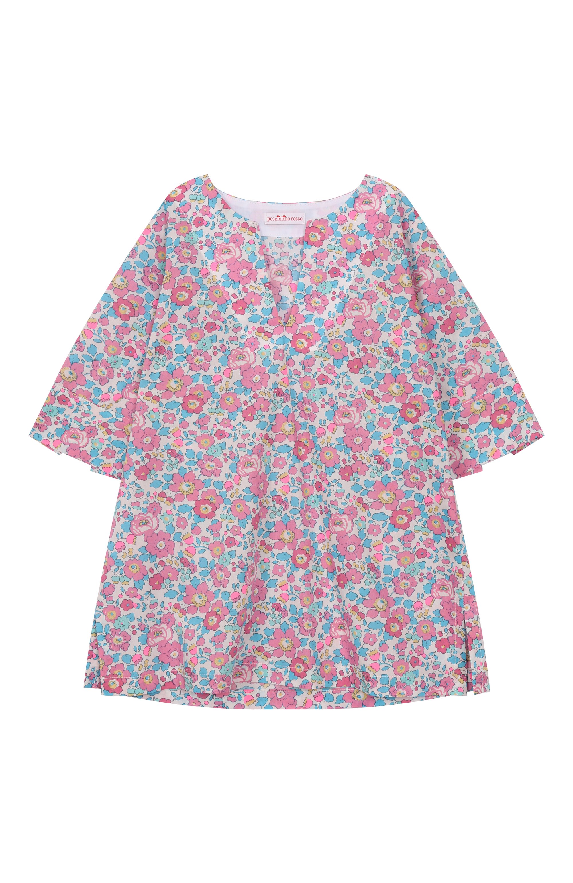 Хлопковая туника PESCIOLINO ROSSO, арт. PBSC2LIBERTY/1A-6A, фото 1