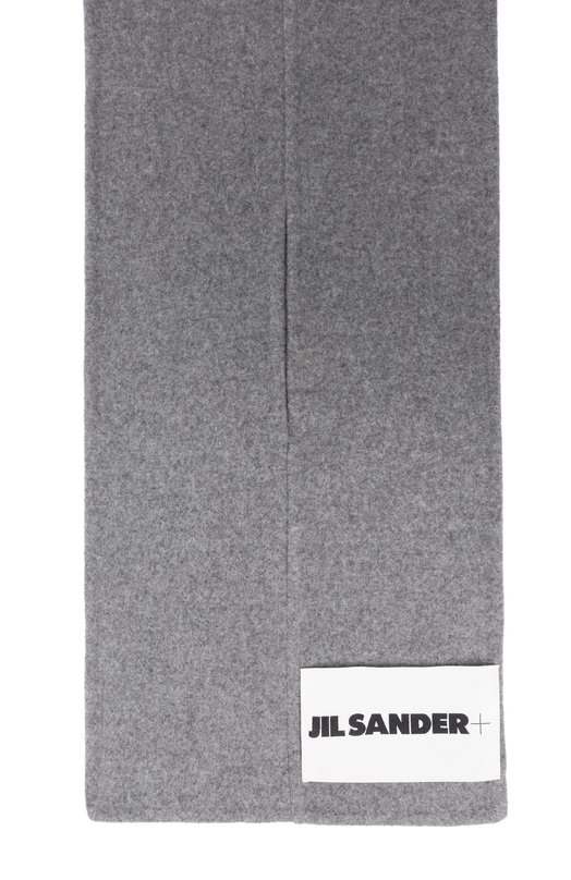 Шерстяной шарф Jil Sander J47TE0116/J40020 Серый  J47TE0116/J40020 Фото 3