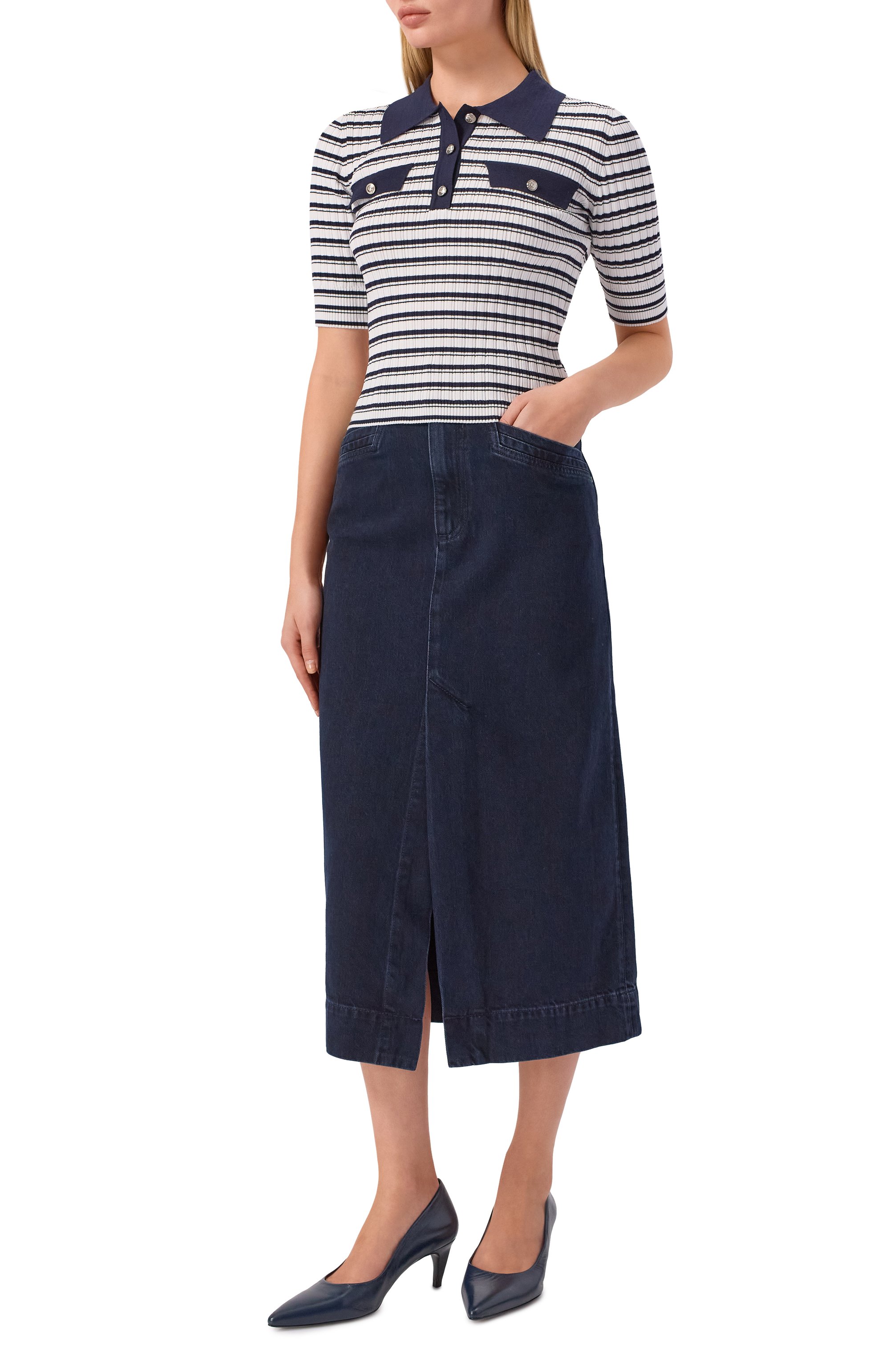 Поло из вискозы и хлопка JUUN.J, арт. JW5851W03, фото 2