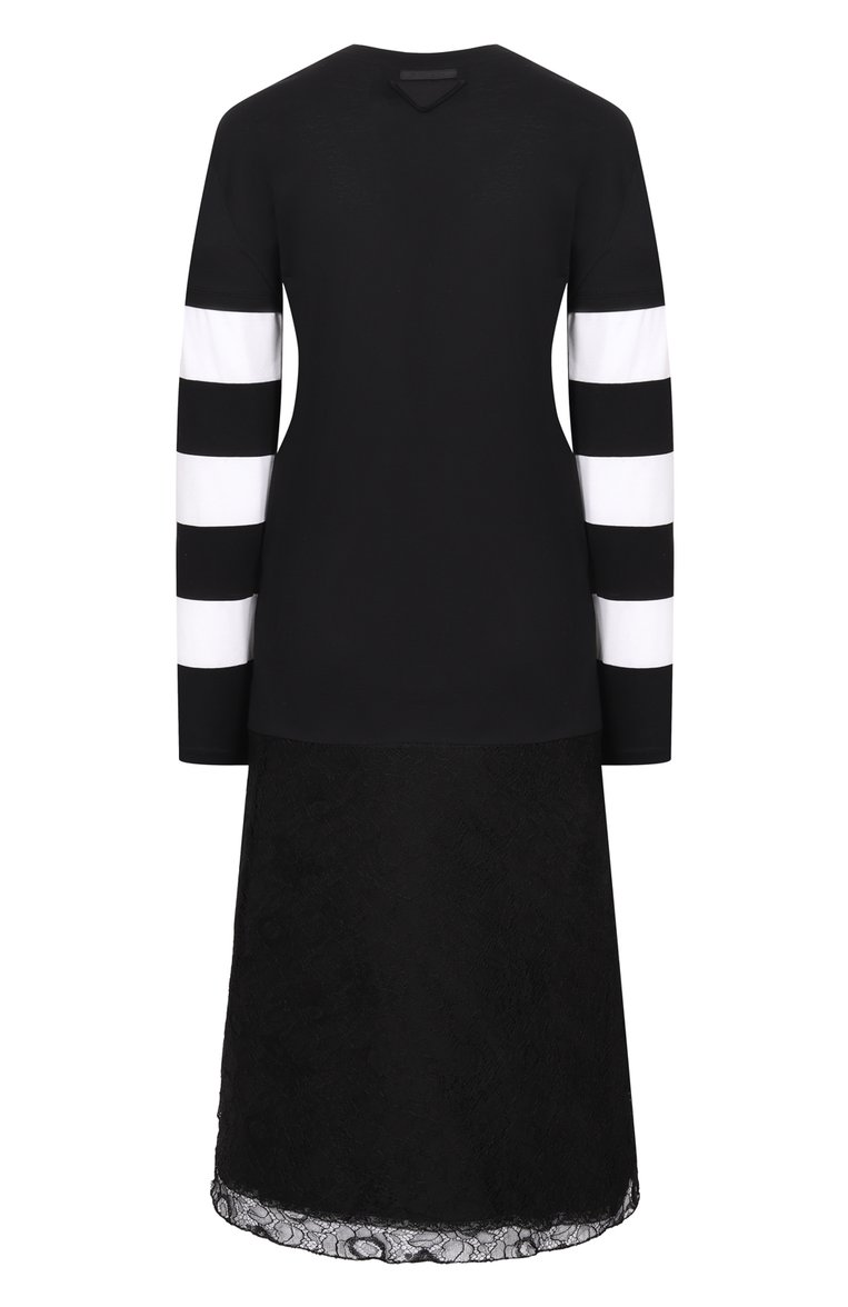 Хлопковое платье PRADA, арт. 34590-1VKY-F0ZFQ-192, фото 2