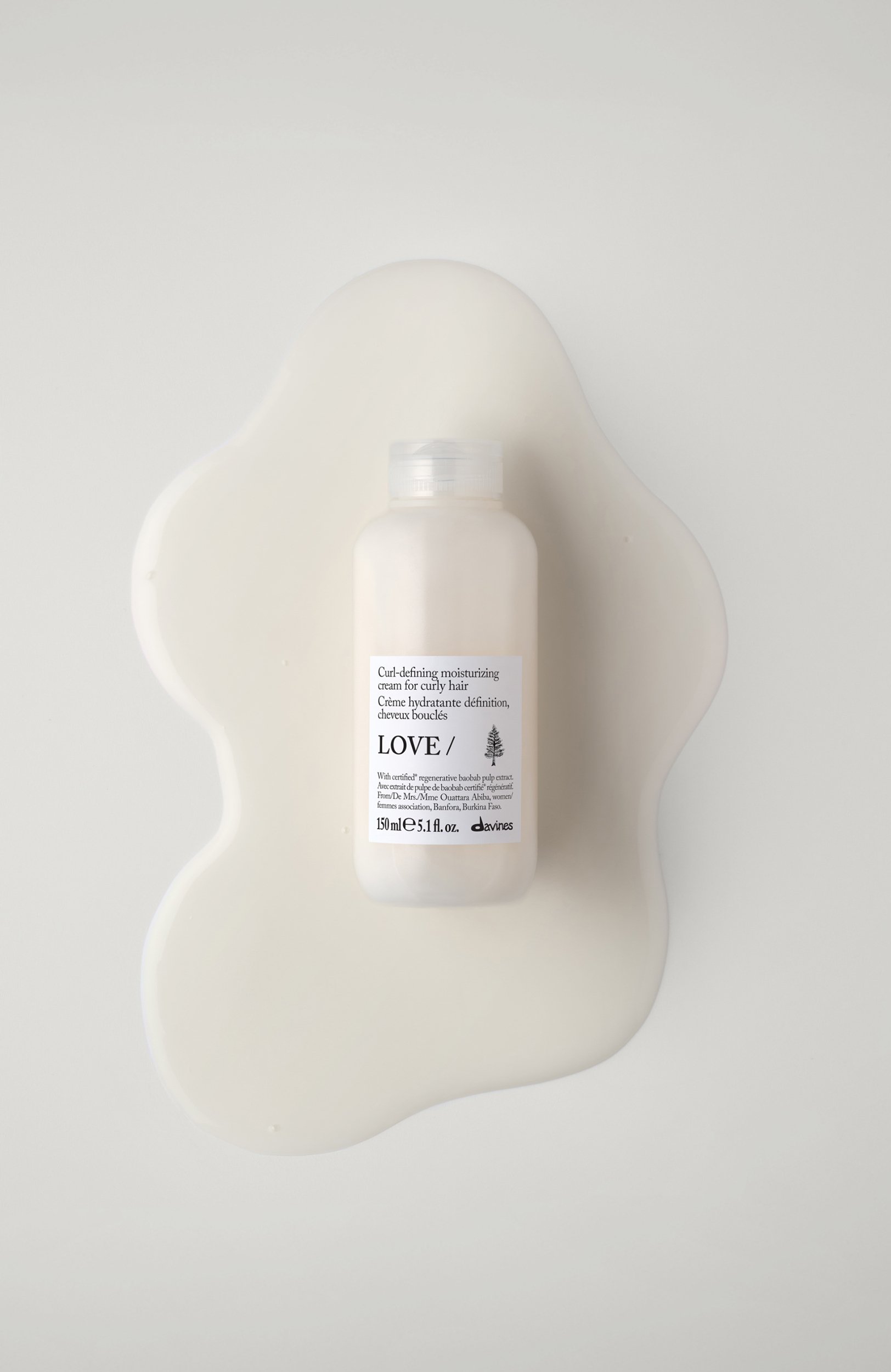 Увлажняющий крем для кудрявых и вьющихся волос love curl (150ml) DAVINES бесцветного цвета по цене 5460 руб., арт. 70129, фото 2 Увлажняющий крем для кудрявых и вьющихся волос love curl (150ml) DAVINES, арт. 70129, фото 2