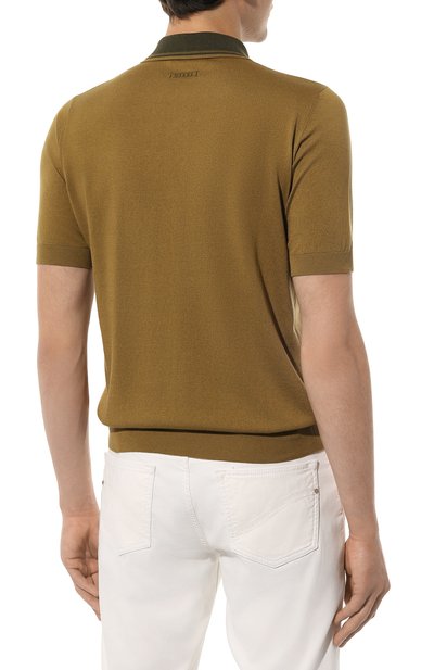Поло из хлопка и шелка ZILLI, арт. KZP002M0142VUC000M, фото 4