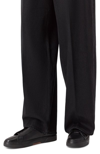 Кожаные кеды gary BOSS, арт. 50546855, фото 3