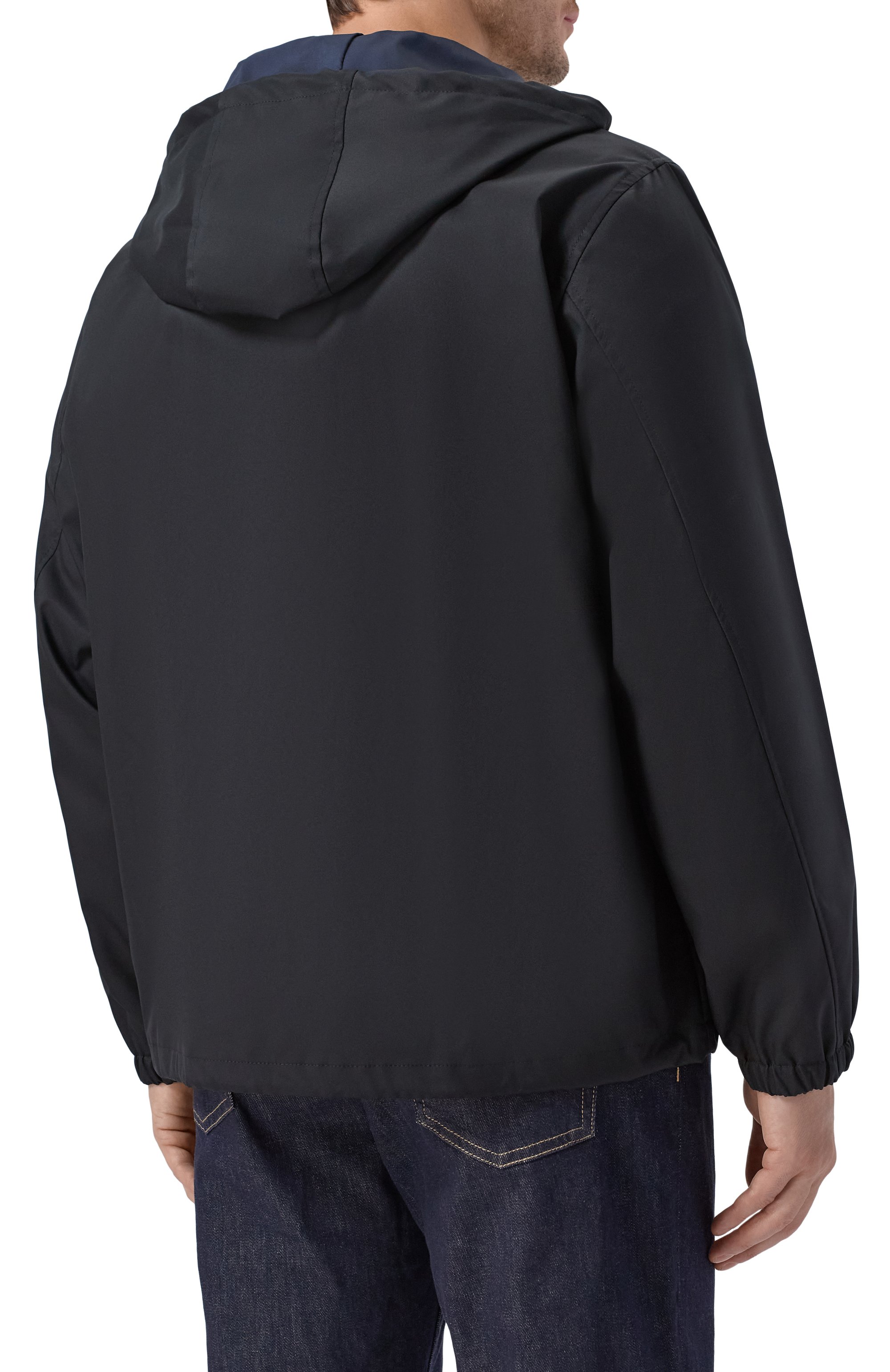 Бомбер KITON черного цвета по цене 547000 руб., арт. UW2316AV0824H, фото 4 Бомбер KITON, арт. UW2316AV0824H, фото 4