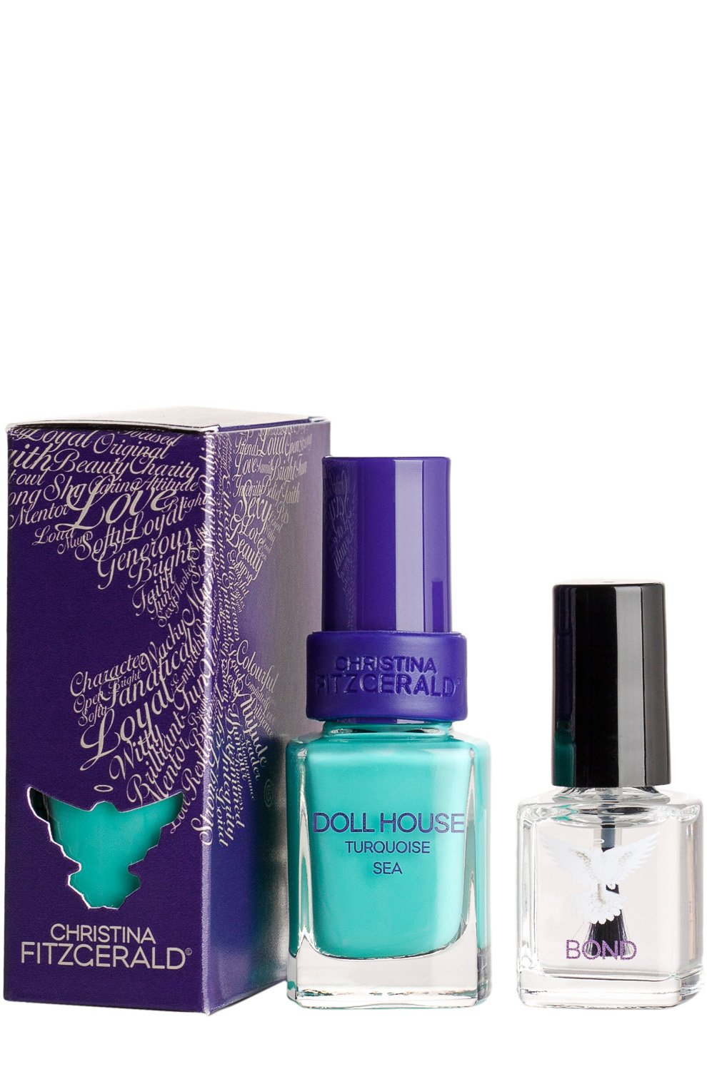 Лак для ногтей \морская бирюза\" doll house turquoise sea + bond" CHRISTINA FITZGERALD, арт. 9333381002013, фото 1