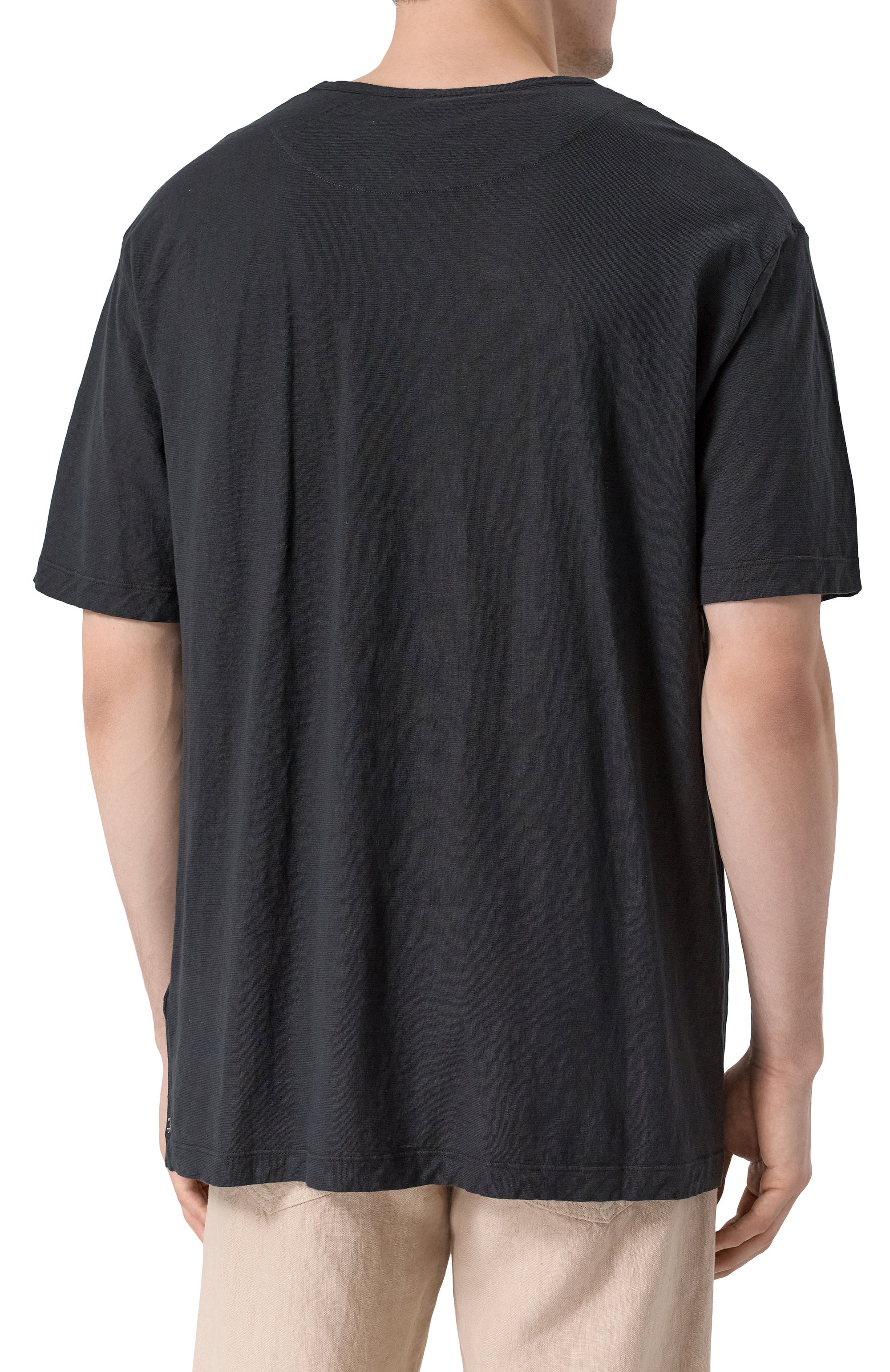 Футболка из хлопка и льна 120% LINO, арт. 32ALIM79GR/G308/S01, фото 4