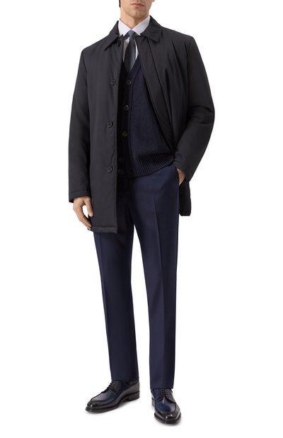 Кожаные дерби fortuna SANTONI, арт. MLAG19205ZB1HWVE, фото 2