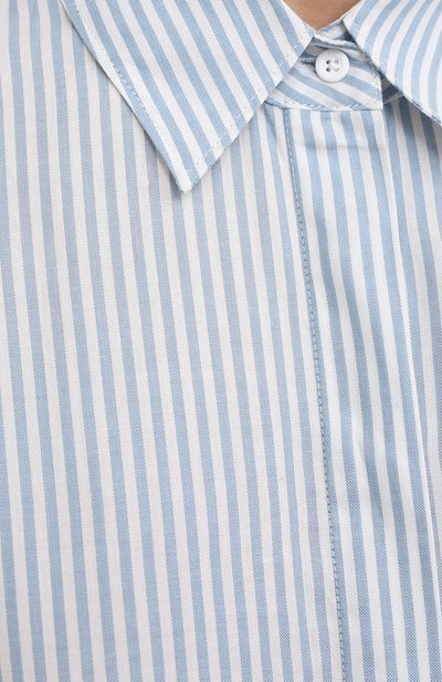 Хлопковая рубашка RTA голубого цвета по цене 38800 руб., арт. WU0520-7116LTSP, фото 5 Хлопковая рубашка RTA, арт. WU0520-7116LTSP, фото 5