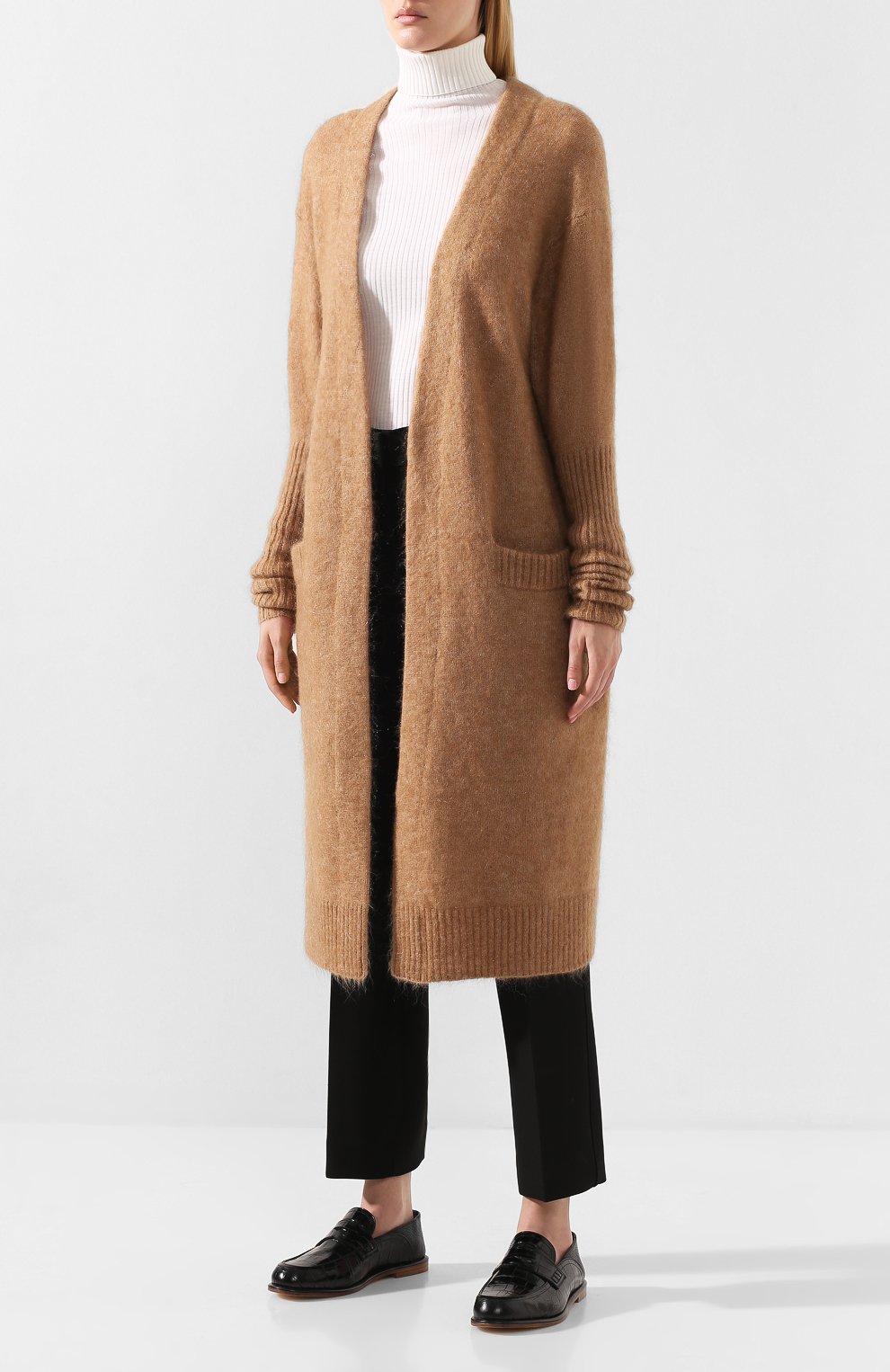 Кардиган ACNE STUDIOS бежевого цвета по цене 28300 руб., арт. A60033, фото 3 Кардиган ACNE STUDIOS, арт. A60033, фото 3