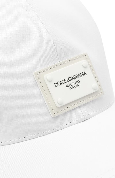 Хлопковая бейсболка DOLCE & GABBANA, арт. GH590A/FUFJR, фото 3