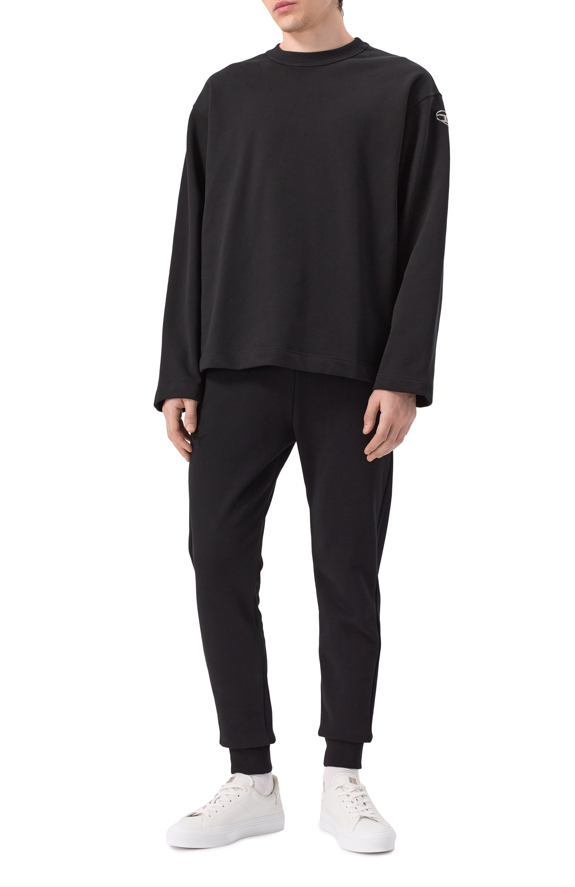 Хлопковый лонгслив DIESEL, арт. A09857/0BMBJ, фото 2