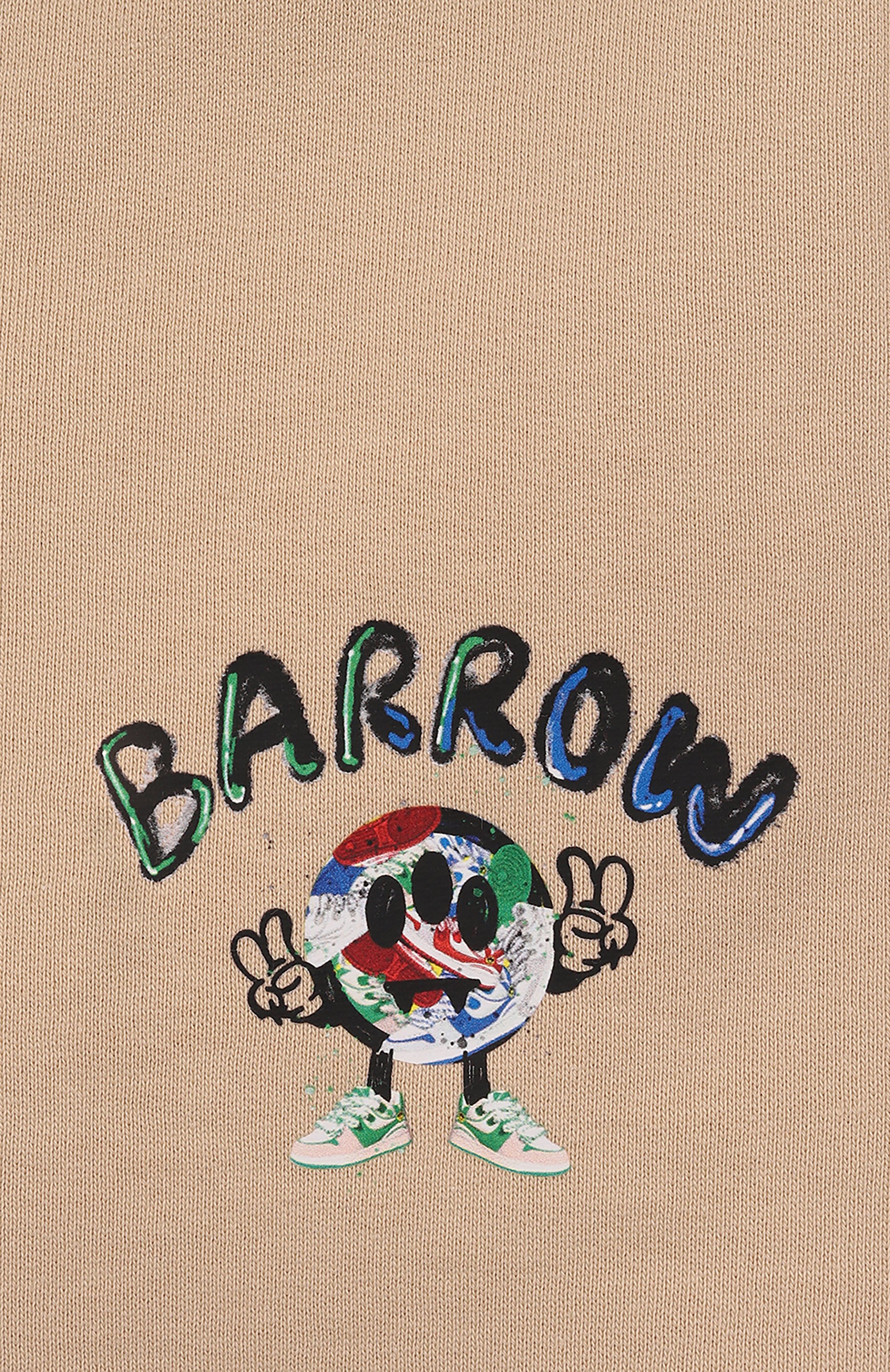 Хлопковые шорты BARROW бежевого цвета по цене 6875 руб., арт. S6BKJUBE095, фото 3 Хлопковые шорты BARROW, арт. S6BKJUBE095, фото 3