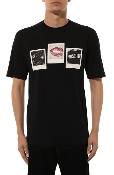 Хлопковая футболка MOSCHINO, арт. A0716/5241, фото 3