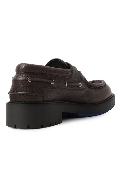 Кожаные топсайдеры raft BURBERRY, арт. 8101667, фото 5