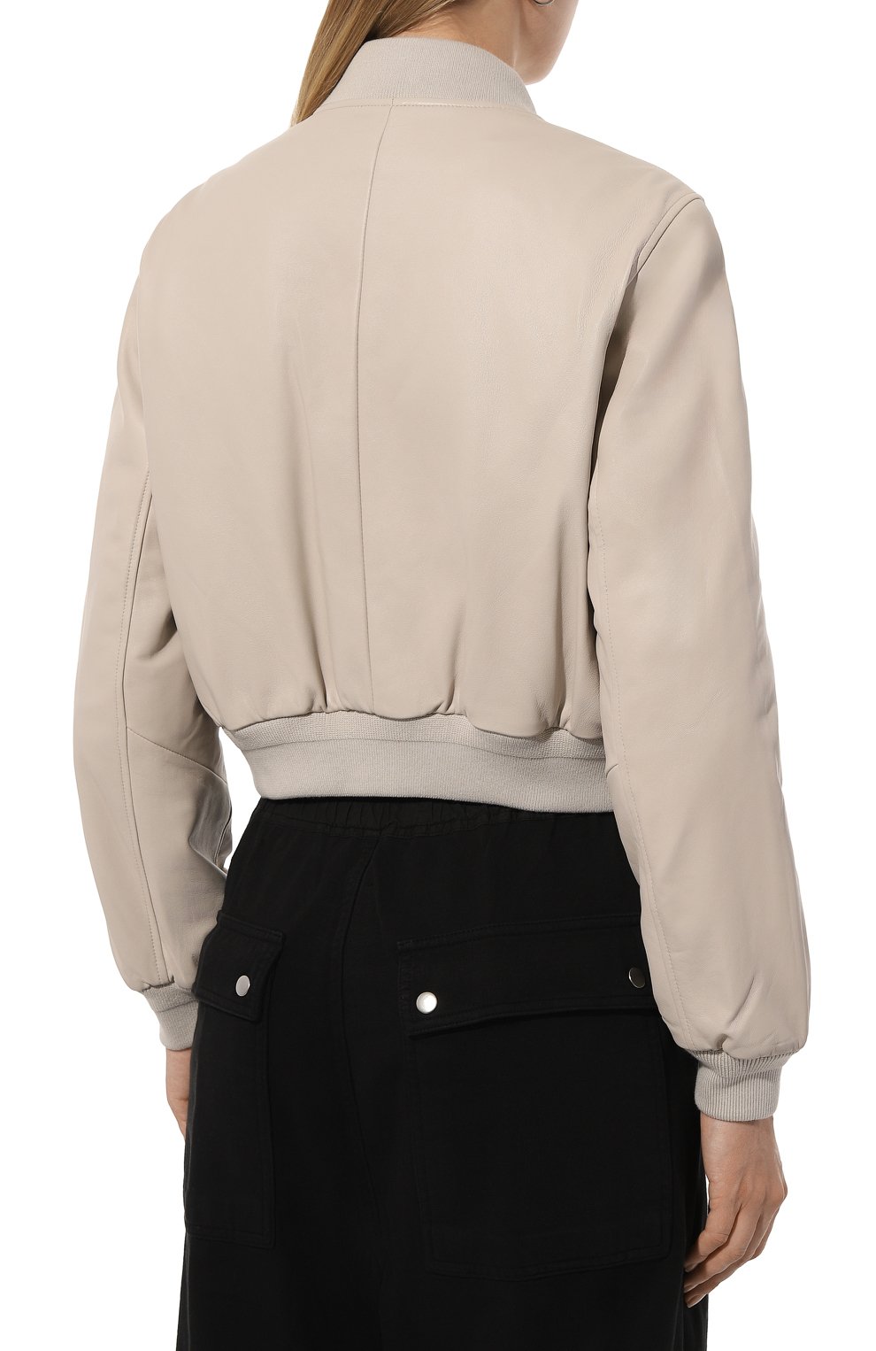 Кожаный бомбер YS ARMY PARIS, арт. 24EFV20047B23W, фото 4