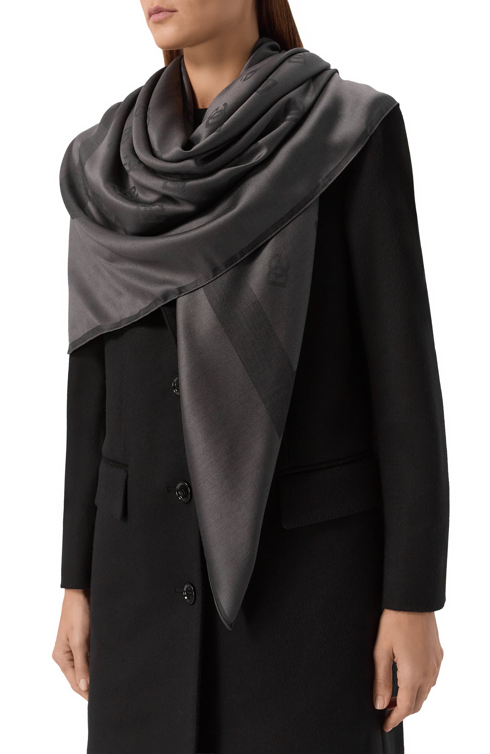 Шаль из шелка и кашемира DOLCE & GABBANA, арт. FS209A/GDD0W, фото 2