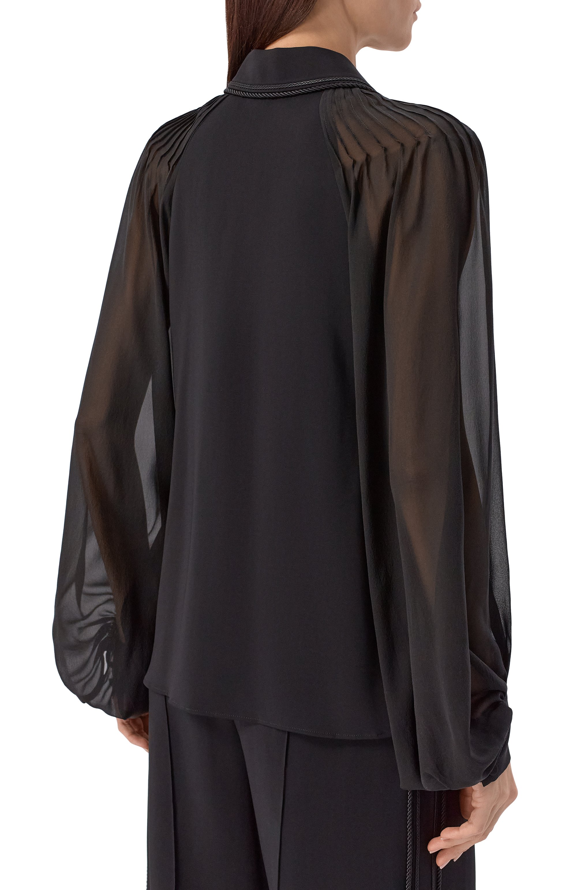 Блузка из вискозы и шелка ELIE SAAB, арт. SH132EF25CD020, фото 4