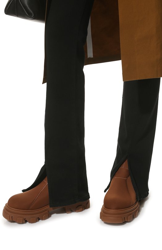 Текстильные ботинки Gia 9 GIABORGHINI Коричневый, фото 3