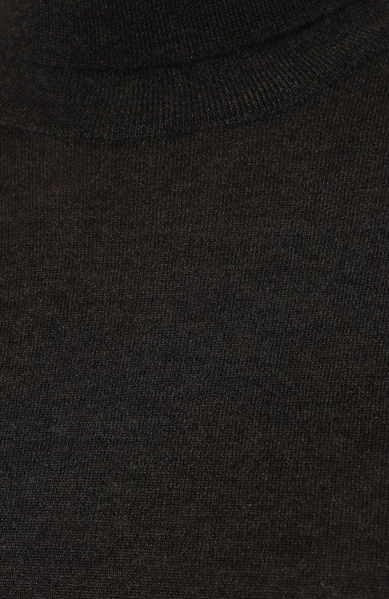 Женская водолазка из кашемира и шелка BRUNELLO CUCINELLI черного цвета, арт. M1300B1034 | Фото 5 (Материал внешний: Кашемир, Шерсть, Шелк; Рукава: Длинные; Длина (для топов): Стандартные; Стили: Кэжуэл; Женское Кросс-КТ: Водолазка-одежда)