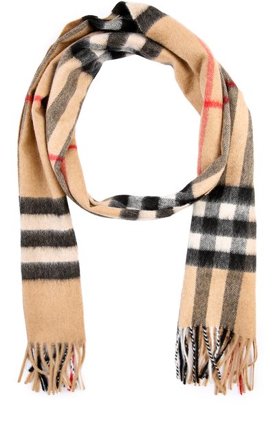 Шарф из кашемира в клетку BURBERRY, арт. 3929522, фото 1