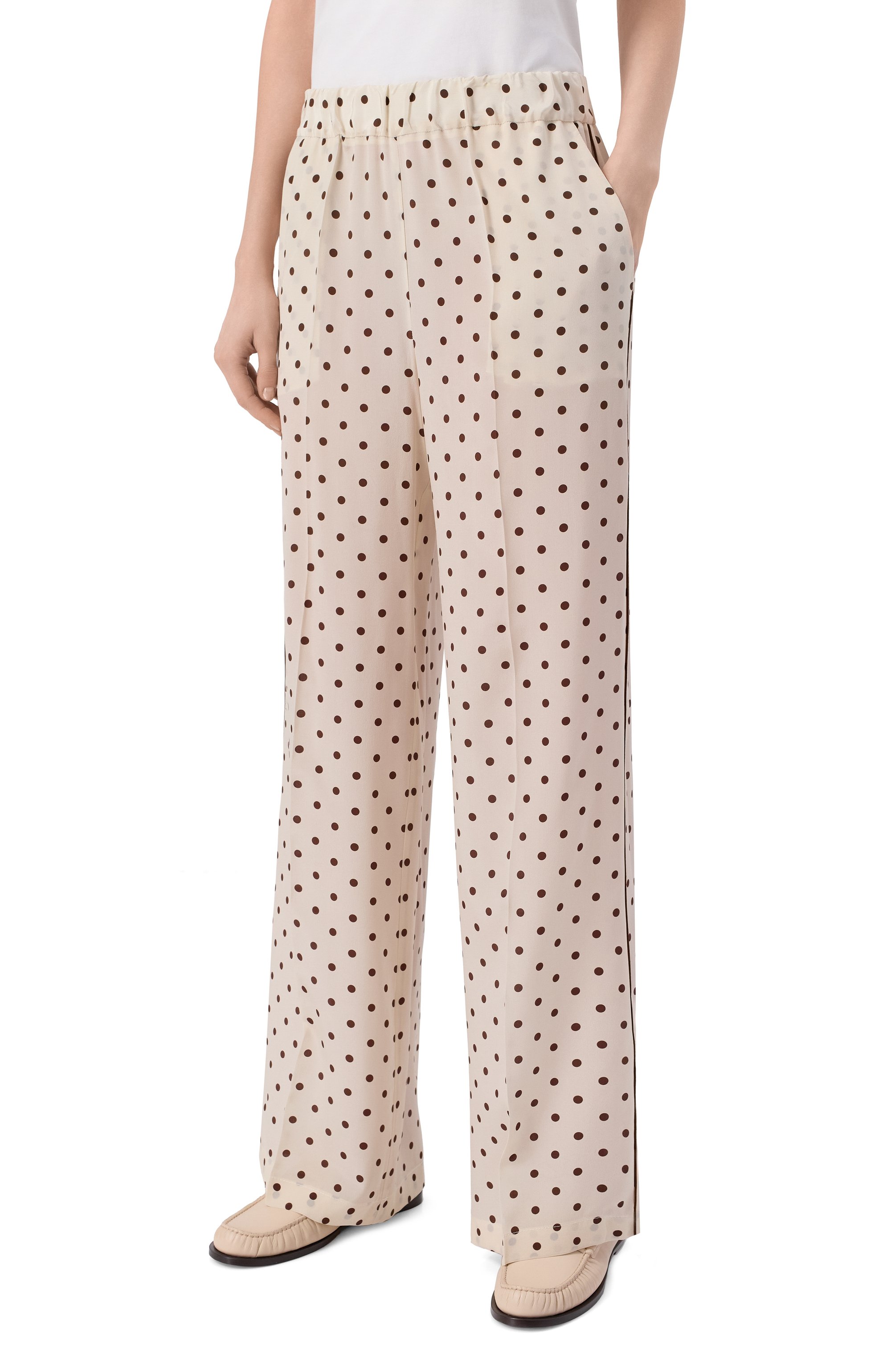 Шелковые брюки P.A.R.O.S.H., арт. D232495Z/SBILL0, фото 3