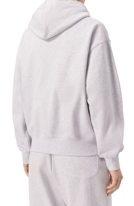 Хлопковая толстовка AECA WHITE AWCMFWBDTSZSO001C0.LIGHT GREY (XL) Серый  AWCMFWBDTSZSO001C0.LIGHT GREY (XL) Фото 4