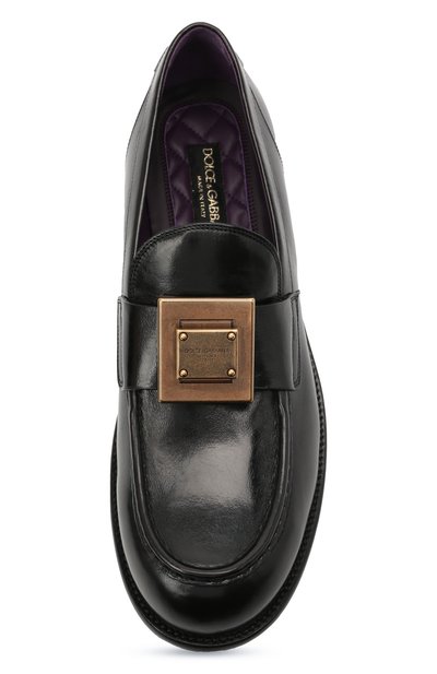 Кожаные лоферы bernini DOLCE & GABBANA, арт. A30141/A0821, фото 5