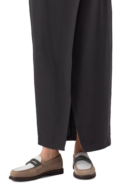 Замшевые пенни-лоферы BRUNELLO CUCINELLI, арт. MZSFG2870, фото 3