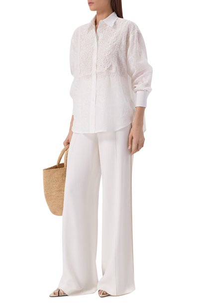 Рубашка из вискозы ERMANNO SCERVINO, арт. D484K703RXG, фото 2