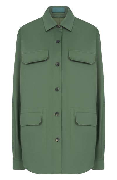 Женская рубашка из хлопка и шелка MVST, арт. M26.CSW.B412/SILK P0PELINE