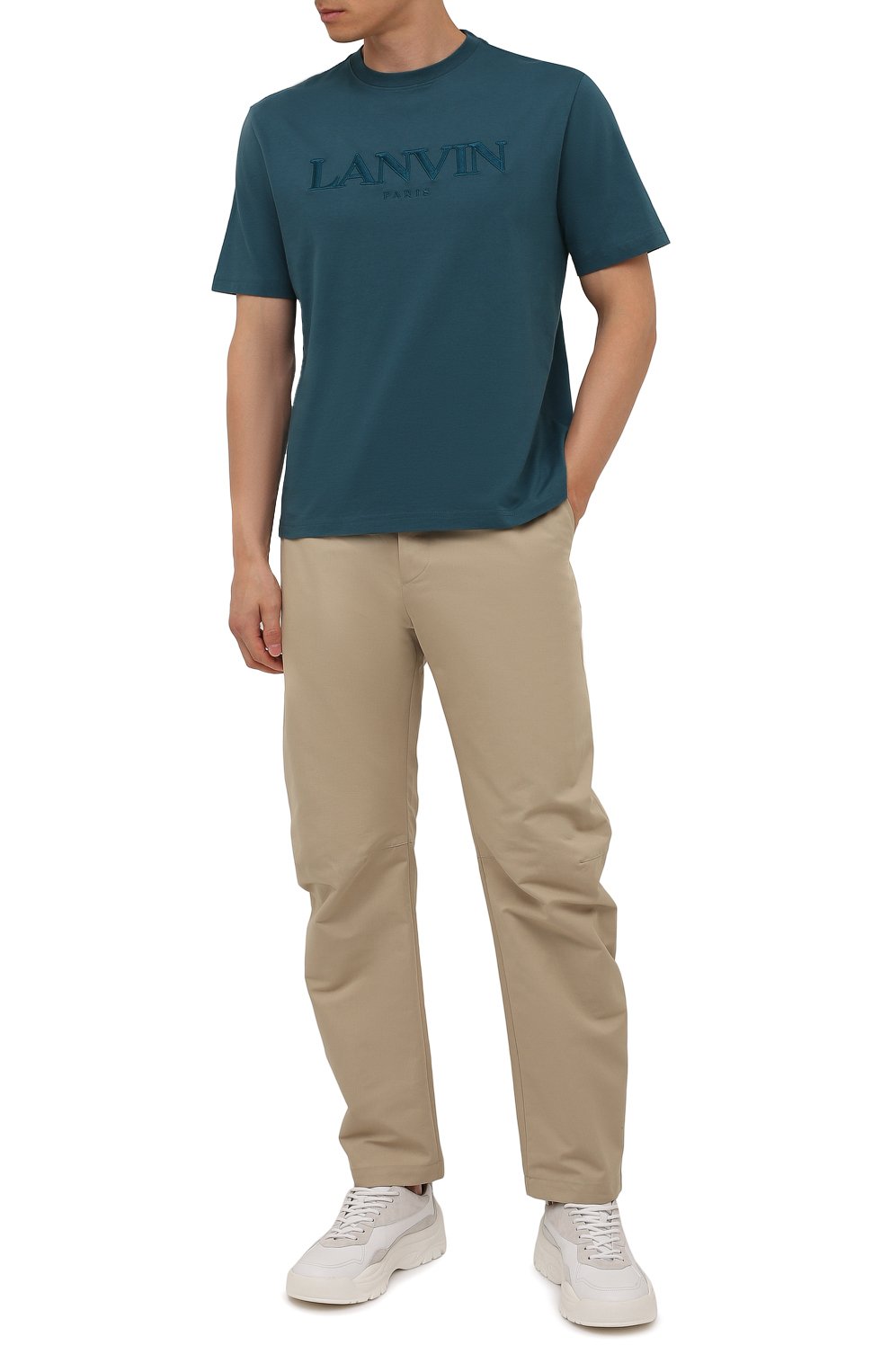 Хлопковая футболка LANVIN, арт. RM-TS0002-J007-A21, фото 2