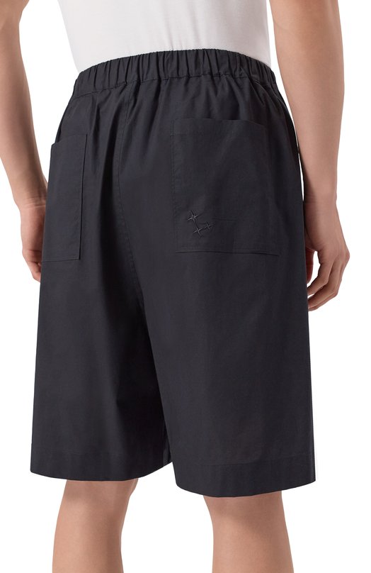 Хлопковые шорты Laneus S6LAMASH112 Чёрный  S6LAMASH112 Фото 4