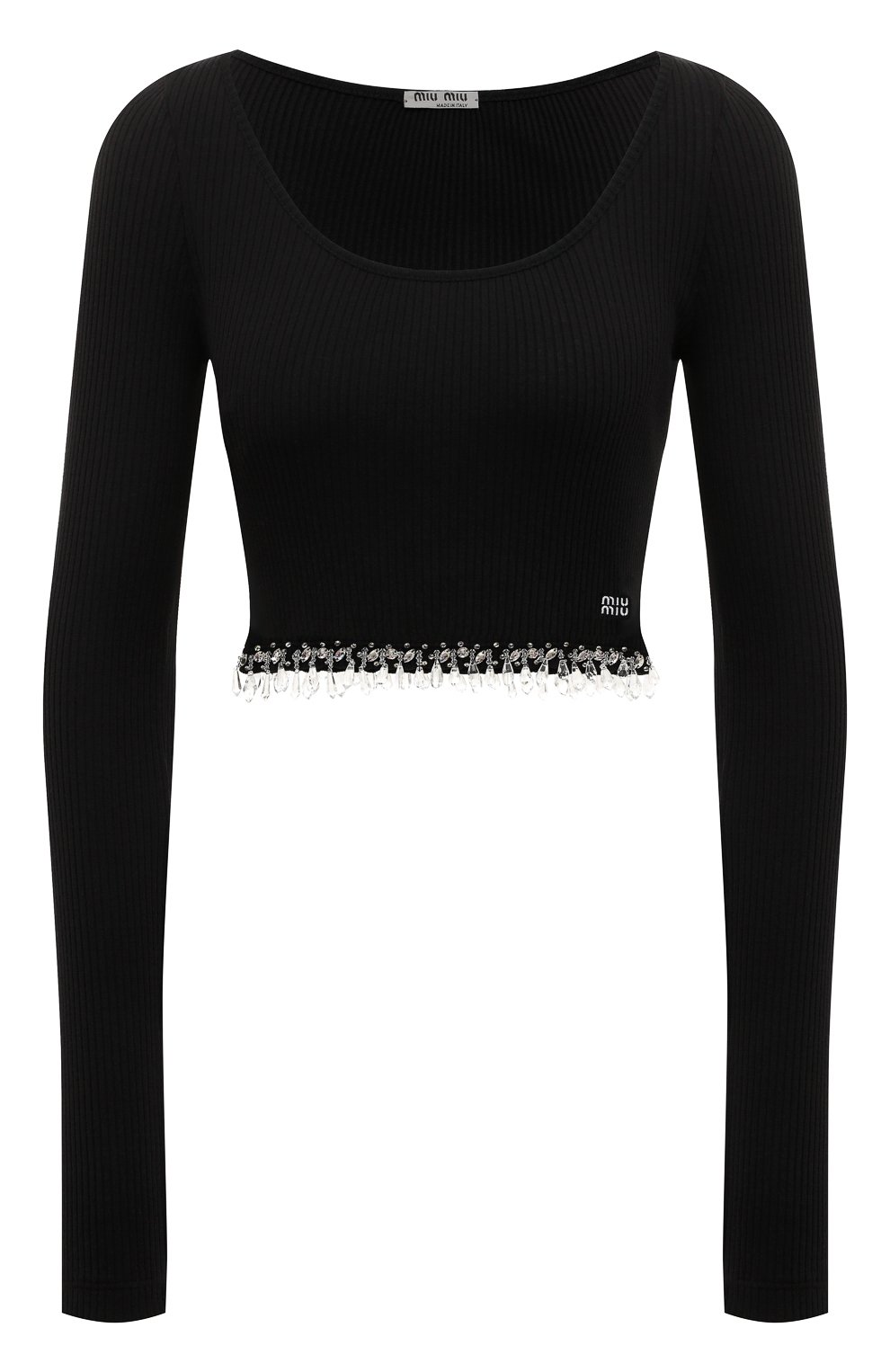 Хлопковый топ MIU MIU, арт. MT1745-10ON-F0002, фото 1