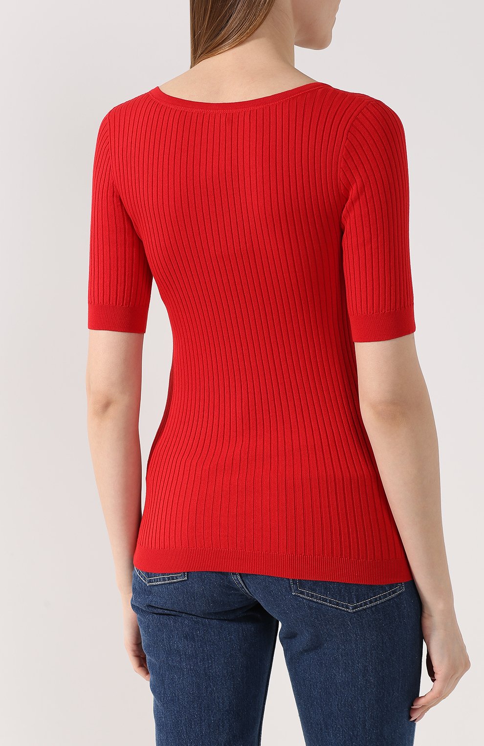 Топ фактурной вязки с круглым вырезом RALPH LAUREN, арт. 290710190, фото 4