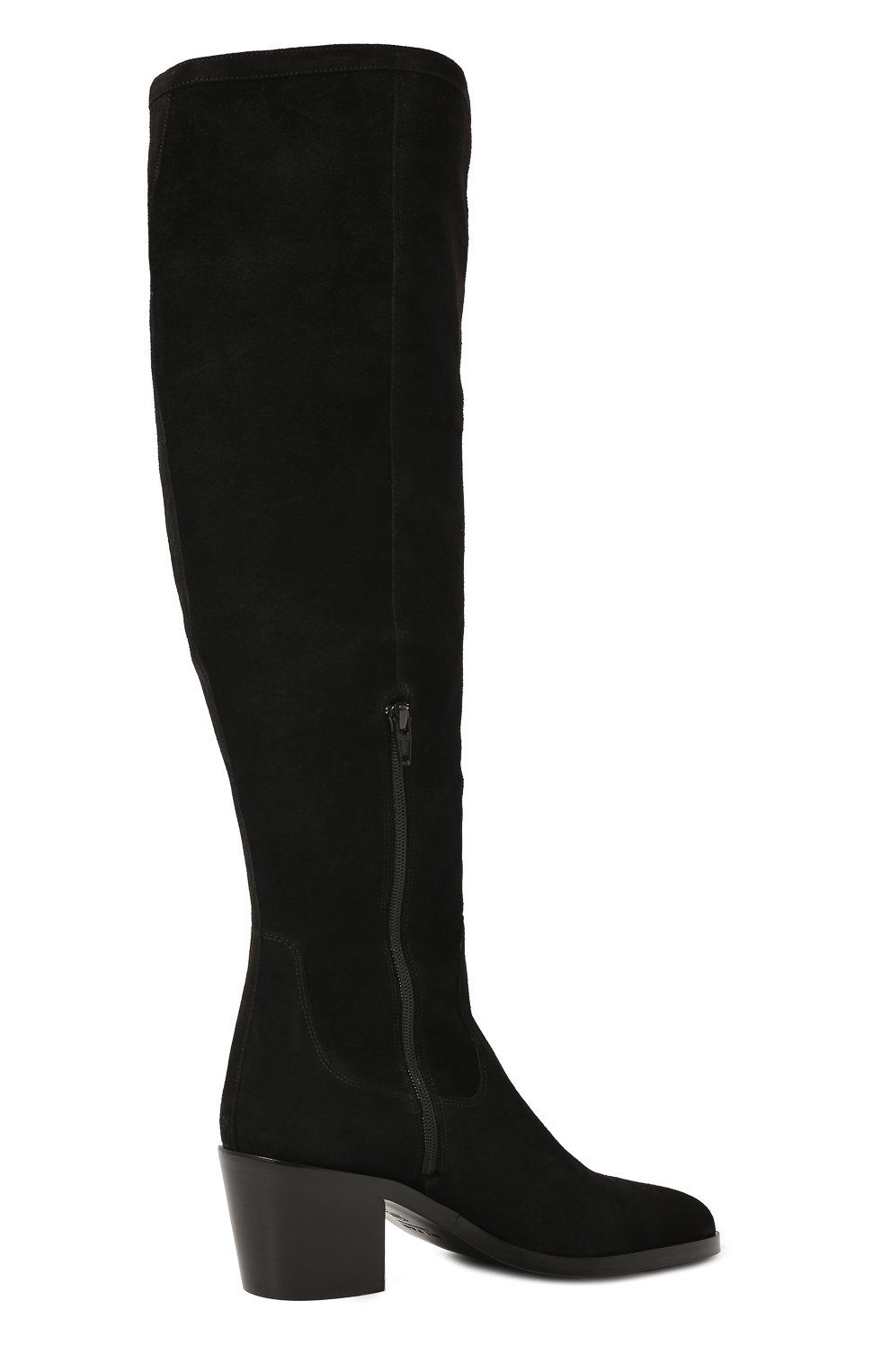 Замшевые сапоги BY FAR, арт. 22PFETSBLU, фото 5