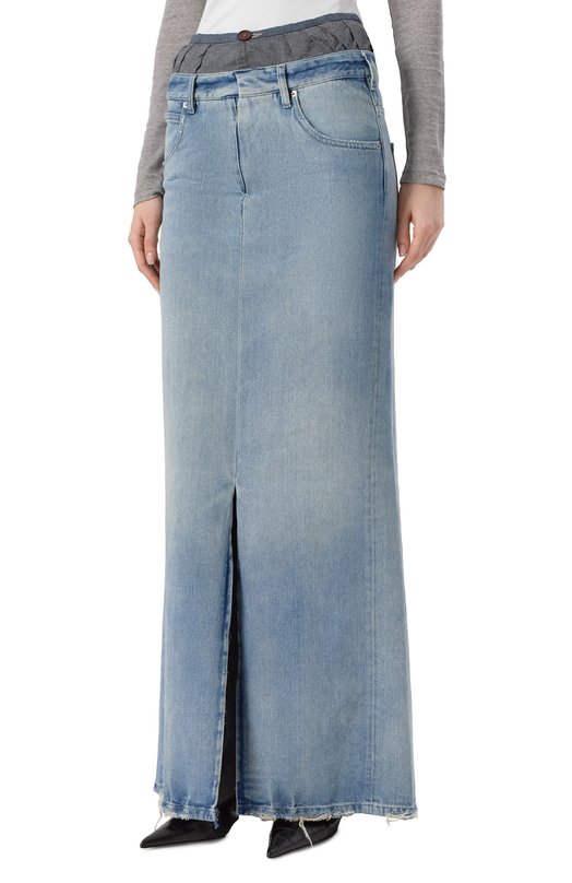 Джинсовая юбка Maison Margiela S51MI0006/S30383 Голубой  S51MI0006/S30383 Фото 3