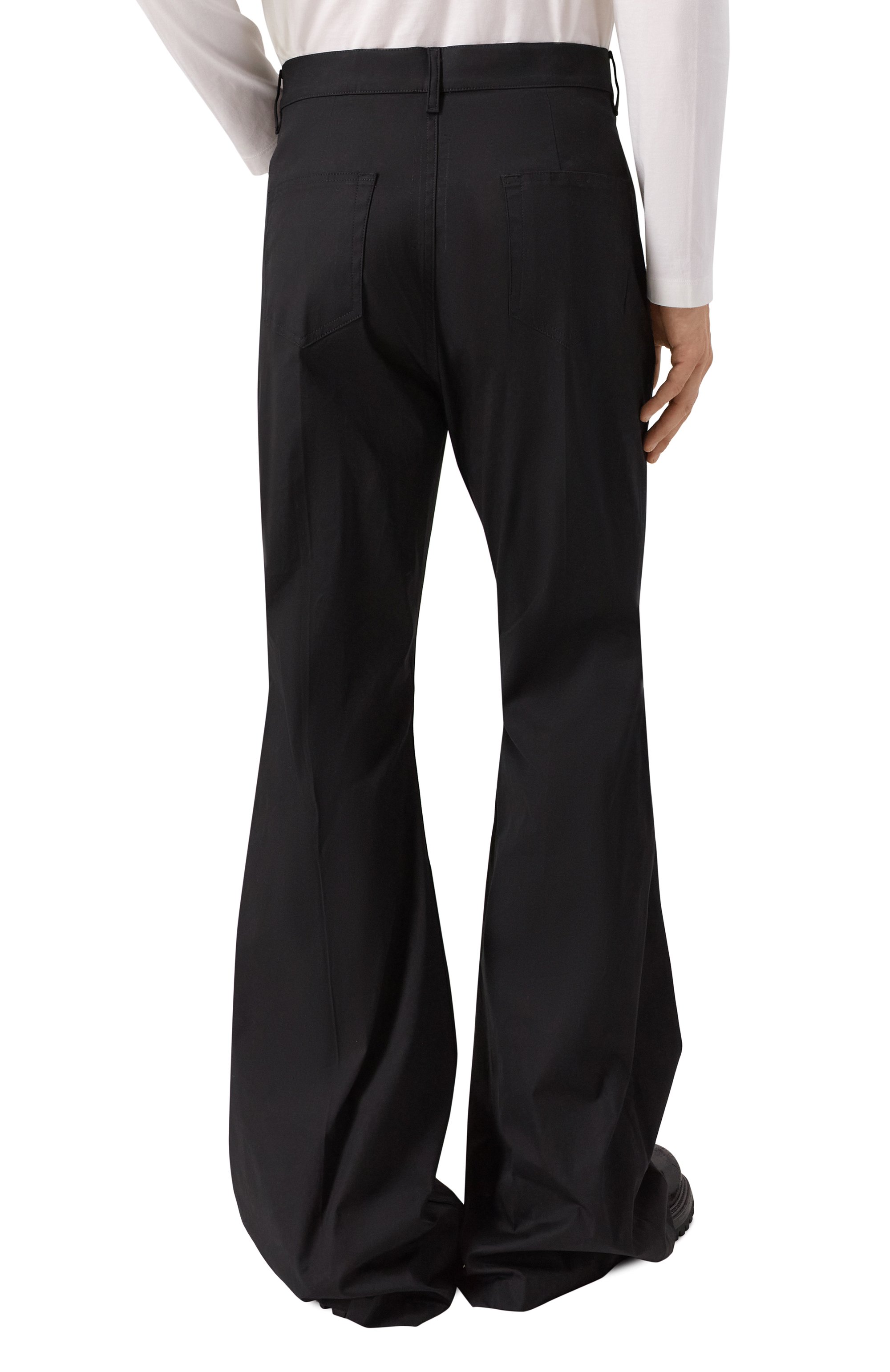 Хлопковые брюки RICK OWENS, арт. RU02E1335/TE, фото 4