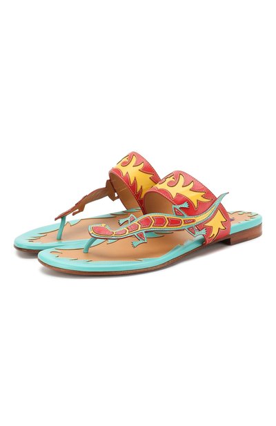 Кожаные шлепанцы RALPH LAUREN, арт. 800765221, фото 1