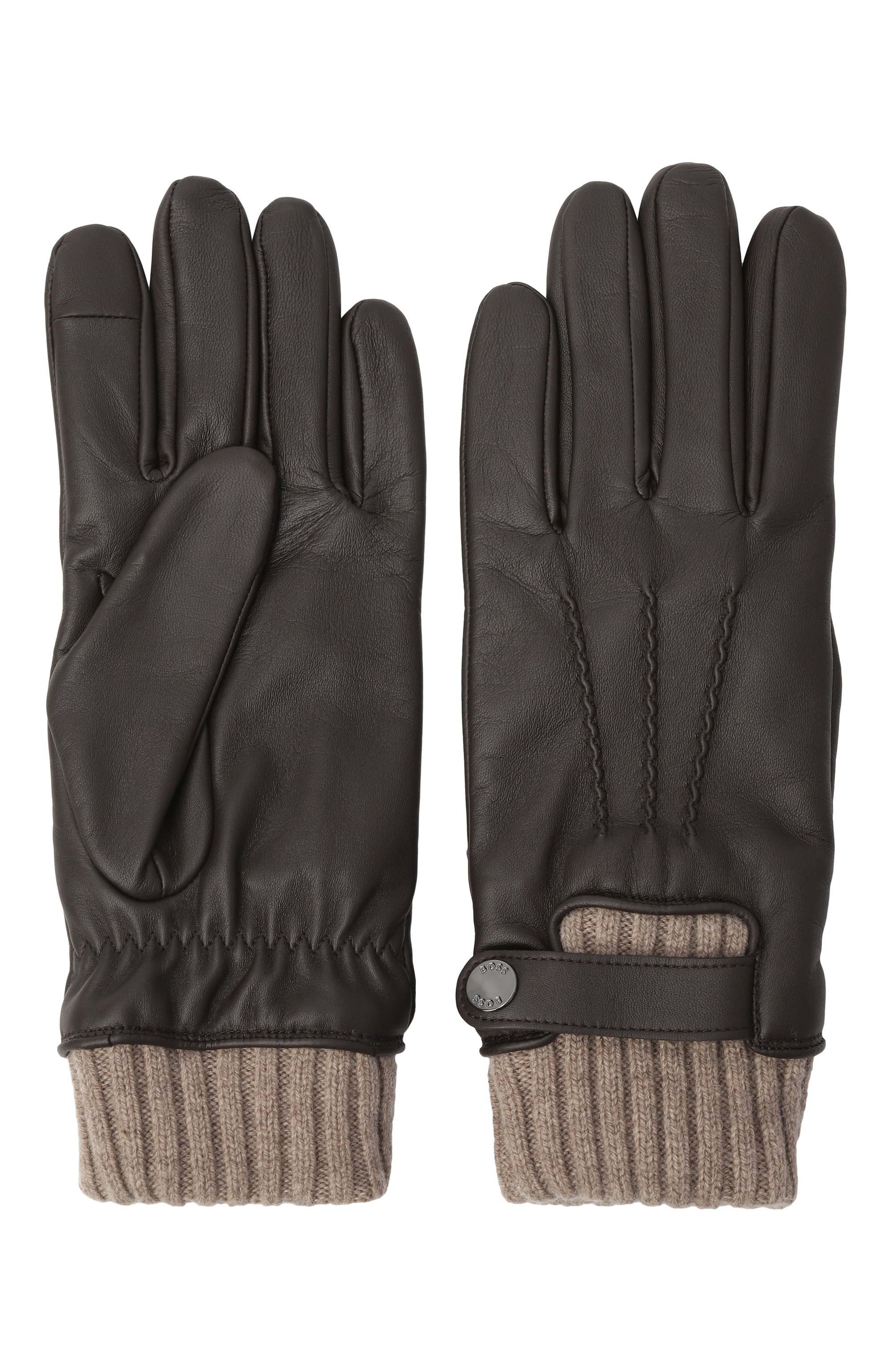 Кожаные перчатки BOSS, арт. 50548796, фото 2
