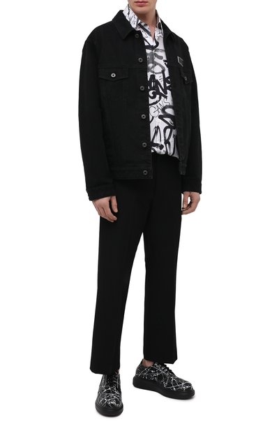 Кожаные дерби ALEXANDER MCQUEEN, арт. 645882/WHFL9, фото 2