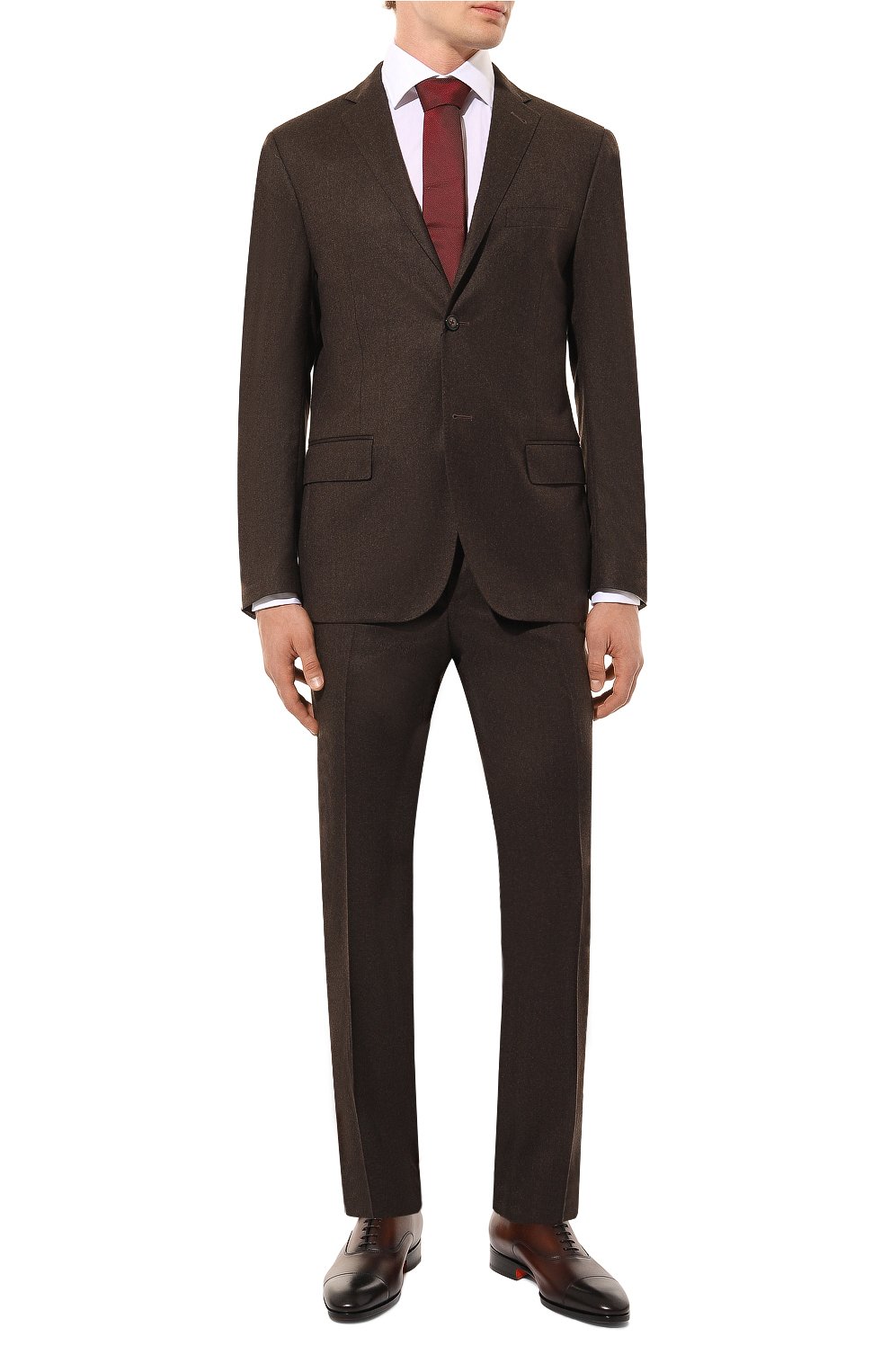 Кожаные оксфорды carter SANTONI, арт. MCCG12474JC6INTG, фото 2