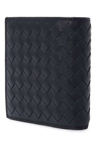 Кожаное портмоне BOTTEGA VENETA темно-синего цвета по цене 69350 руб., арт. 222338/V47W1, фото 2 Кожаное портмоне BOTTEGA VENETA, арт. 222338/V47W1, фото 2