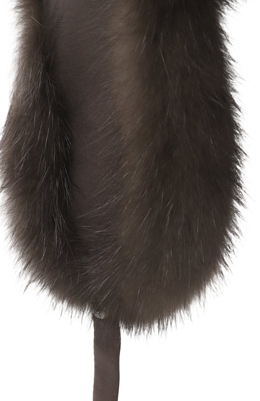 Шапка-ушанка Авиатор с отделкой из соболя Black Sable BS-24004EB/А Коричневый  BS-24004EB/А Фото 3