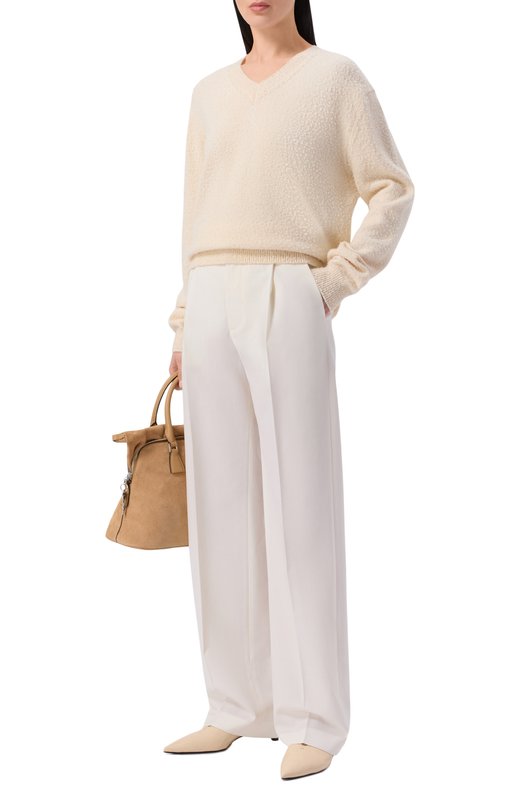 Брюки MM6 S52KA0554/M35436 Кремовый  S52KA0554/M35436 Фото 2