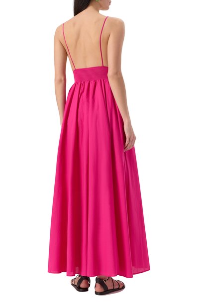 Хлопковое платье HUGO фуксия цвета по цене 41800 руб., арт. 50536456, фото 4 Хлопковое платье HUGO, арт. 50536456, фото 4